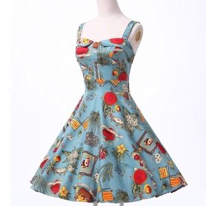 ***BACK ORDER***50’s Pin Up Retro Vintage Dress